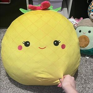 Squishmallows Yellow Pineapple Stuffed Animal